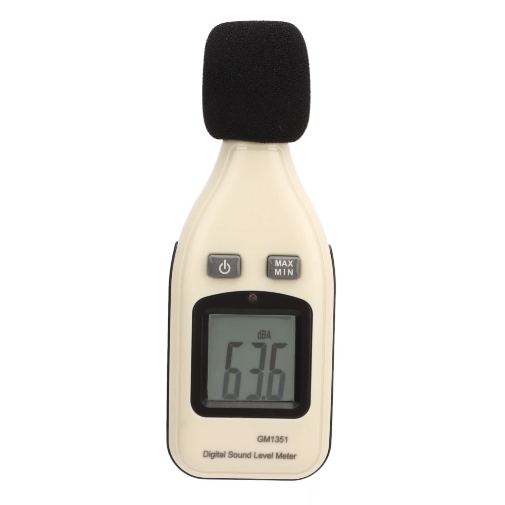 Decibel Meter 30‑130dBA ±1.5dB Accuracy Backlit LCD Display Data Hold Digital Sound Level Meter Noise Tester