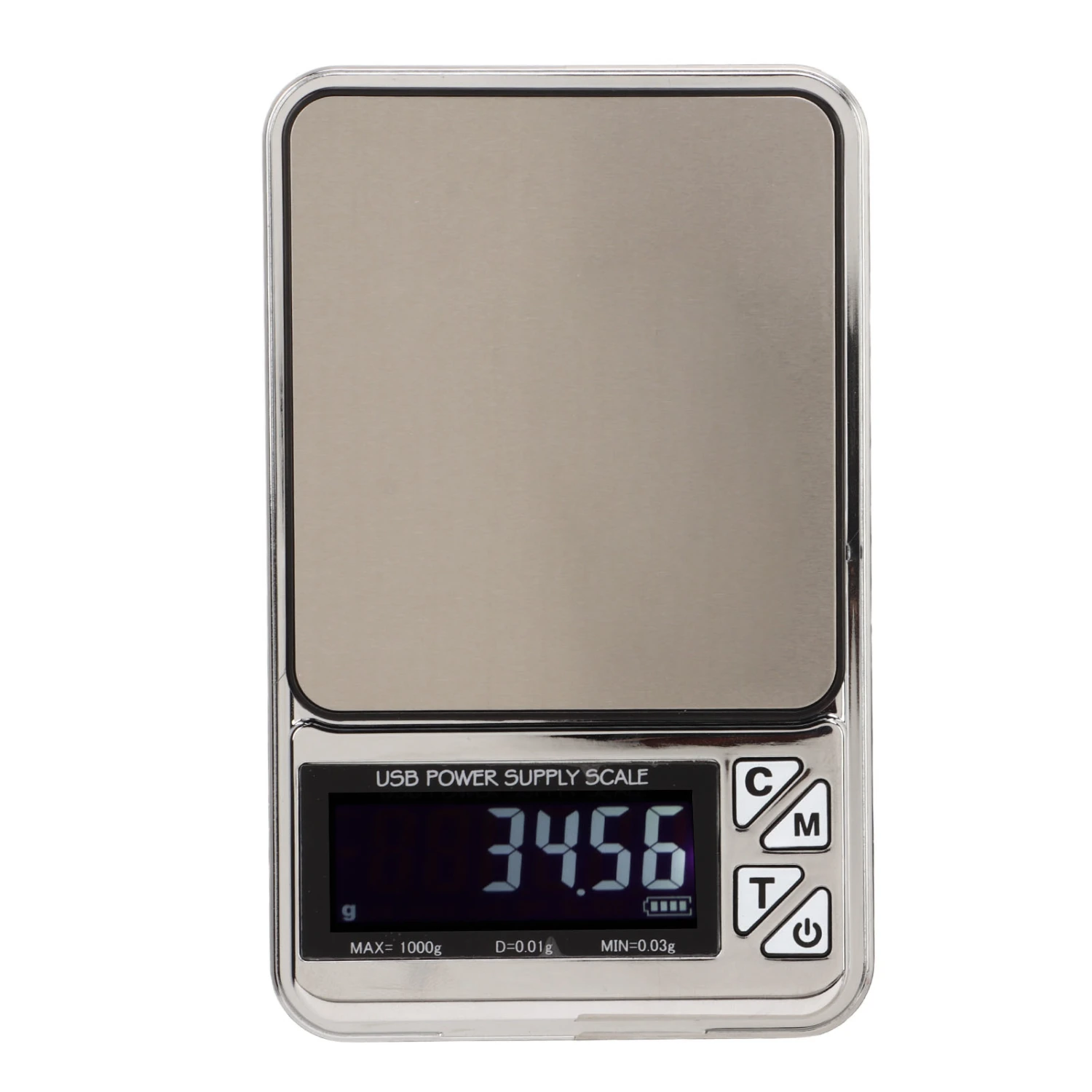USB Electric Jewelry Flat Weighing Scale Electronic Kitchen Food Coffee Weighing Scale 200mAh