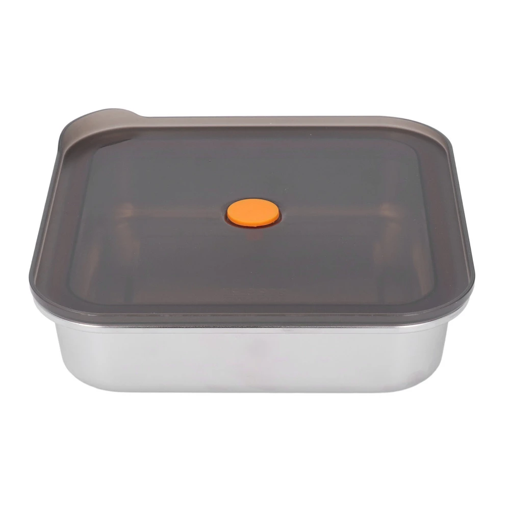 316 Stainless Steel Food Storage Container Vacuum Sealed Metal Food Keeping Bento Box for Refrigerator 1200ml