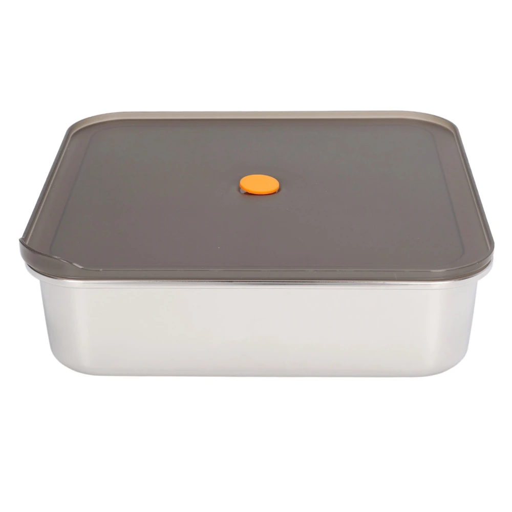 Stainless Steel Food Storage Container Stainless Steel Preservation Box Bento Box with Lid 3700ml