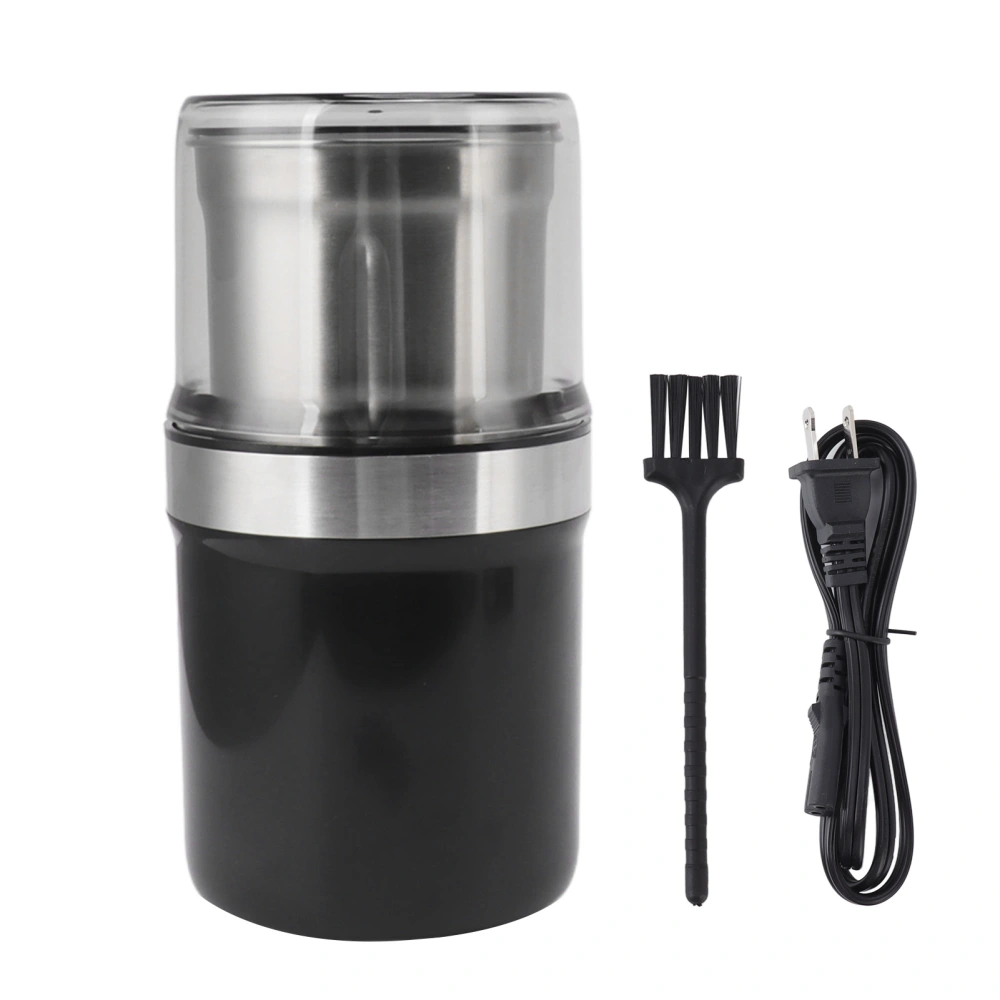 Small Electric Grinder 100g Capacity Stainless Steel Blade Portable Home Coffee Bean Mill for Spice Nuts Cereals US Plug 110V