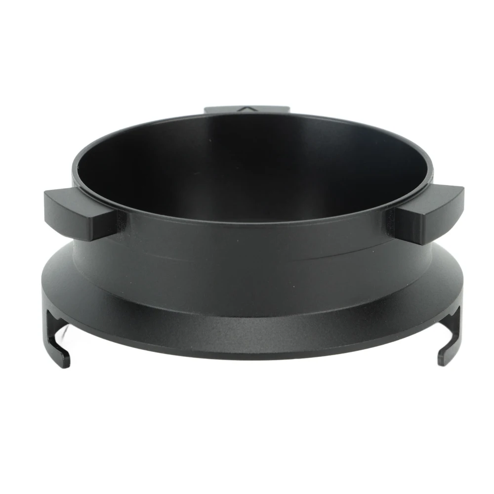 Coffee Powder Ring 51mm Aluminium Alloy Hands Free Dosing Funnel For Delonghi 9 Series 9335 9155 9355 9665 Black