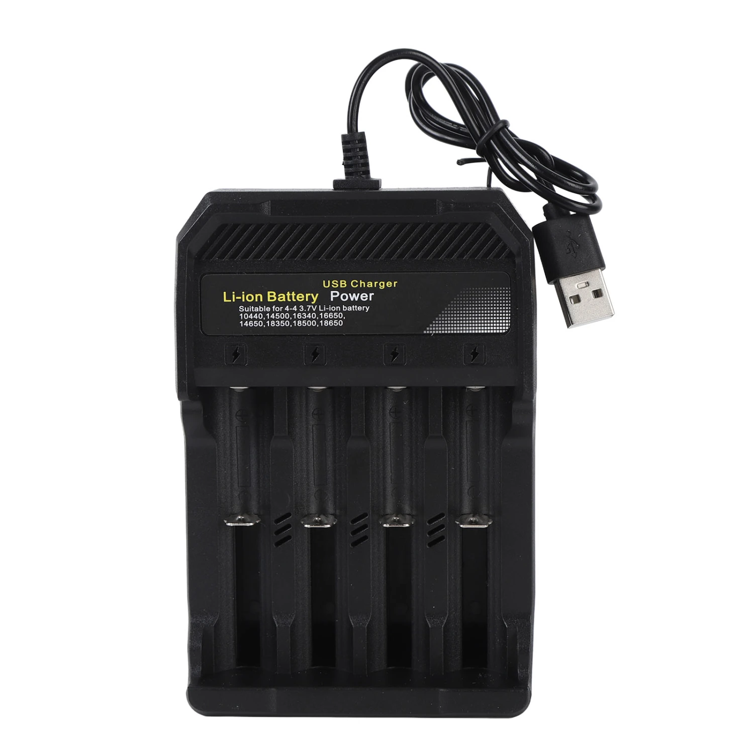 18650 Battery Charger Independent Charging 4 Bay Universal Smart Battery Charger for 10440 14500 16340 16650 14650 18350 18500 18650 Lithium Li Ion Batteries