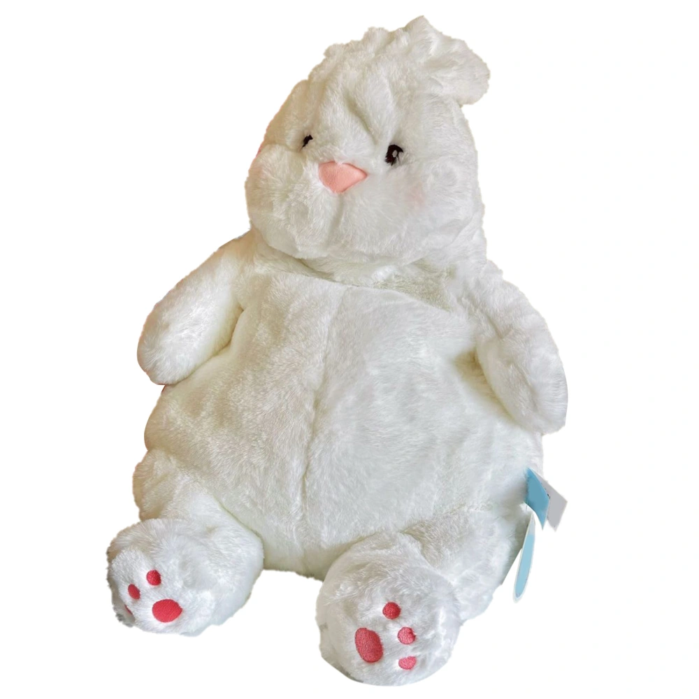 Rabbit Plush Toy for Girls Cartoon Soft Comfortable Fine Sewing Bunny Plush Toy for Valentine 45cm/17.7in