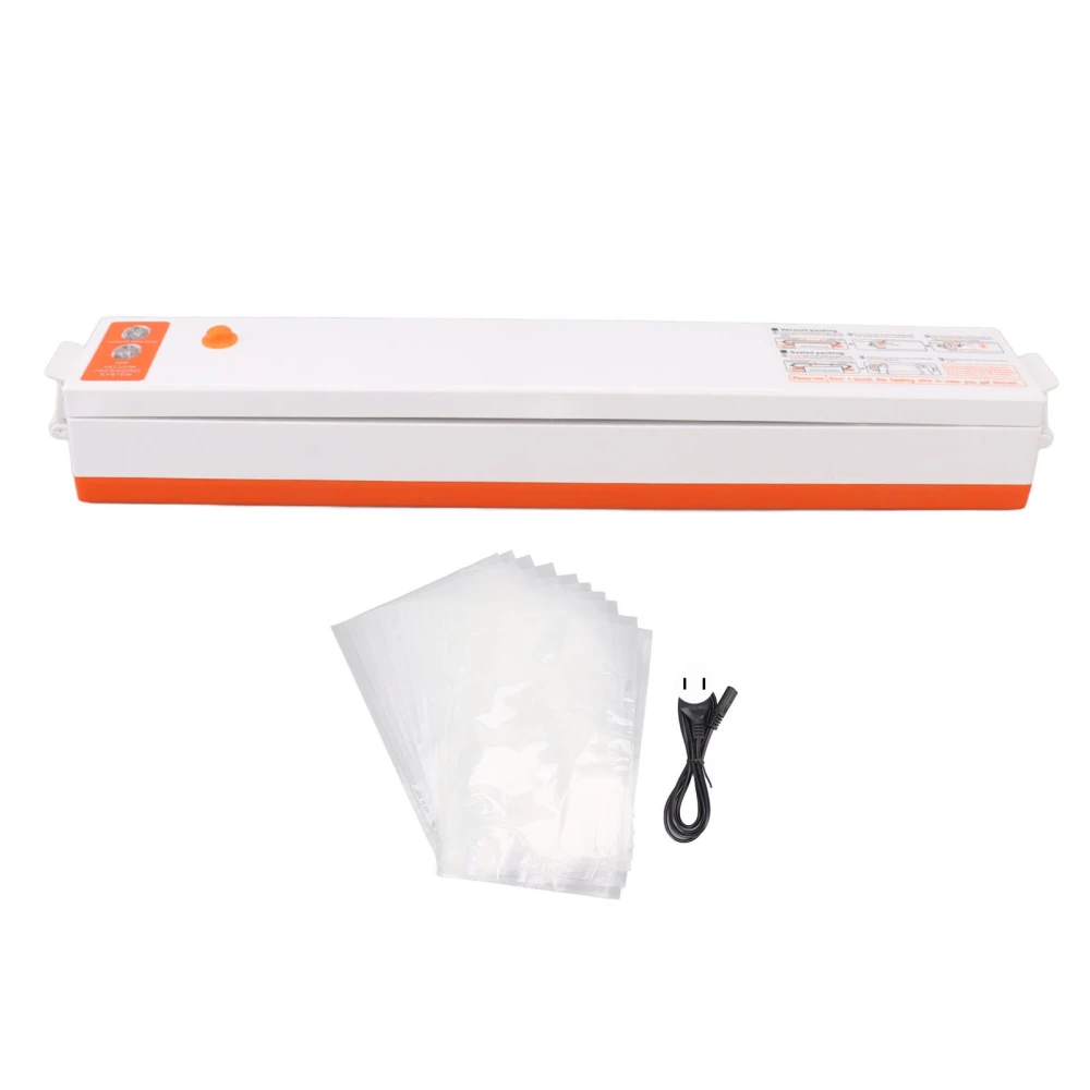 Vacuum Sealing Machine for Food Kicthen Plastic Bags Small Household Automatic Packaging US Plug 110V