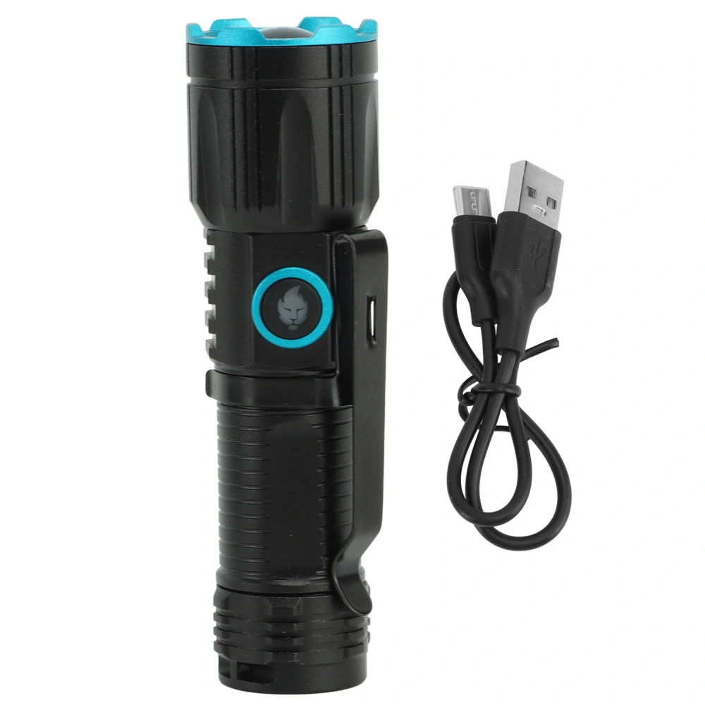 Mini Flashlight 1200LM Super Bright 4 Gear Rechargeable Aluminum Alloy Portable Flashlight