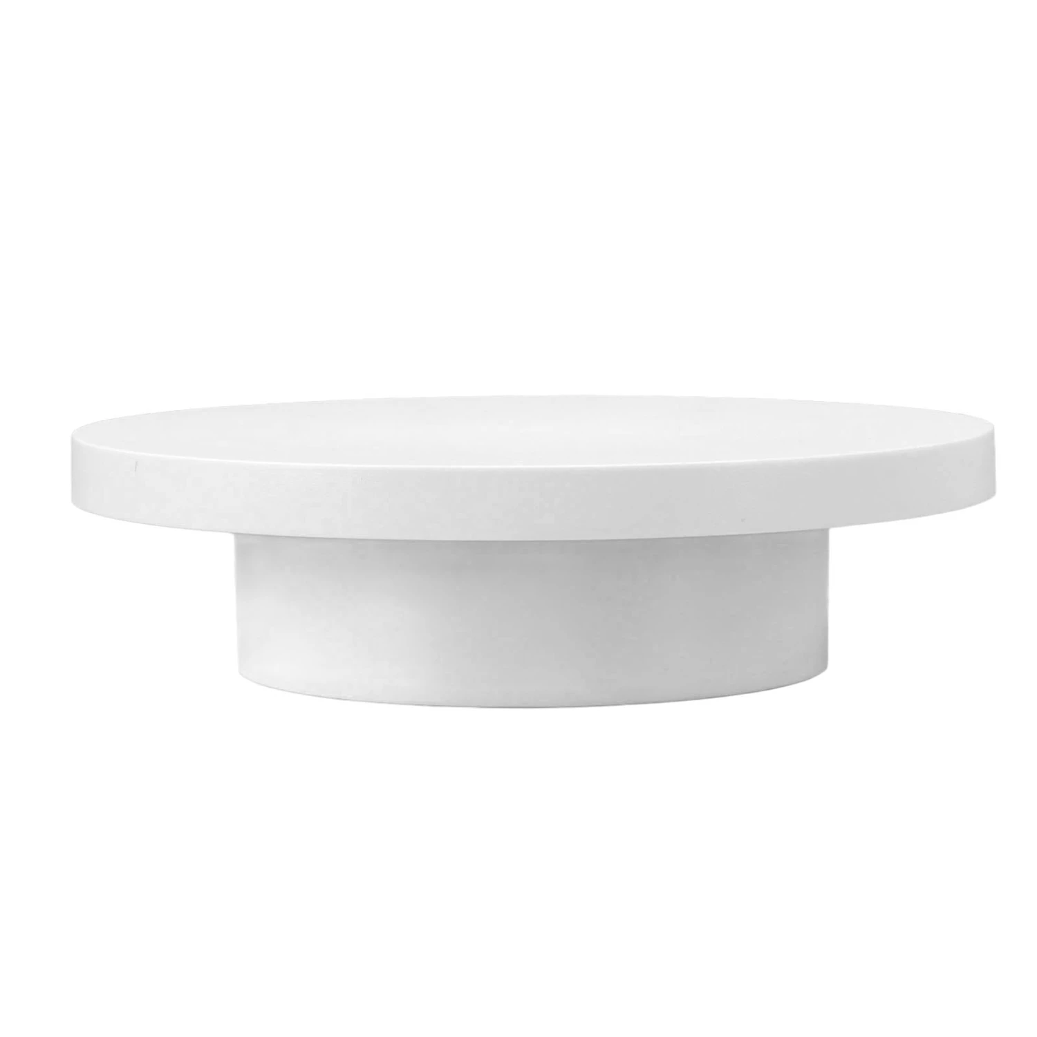 Electric Turntable 360 Degree Rotating Product Photography Display Rechargeable Remote Control 3kg Bearing White 20cm Diameter