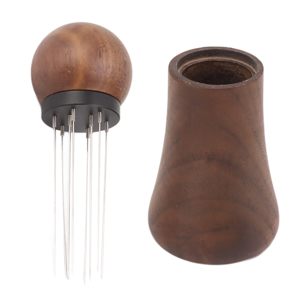 Coffee Stirring Tamper 10 Needles Stainless Steel Coffee Hand Distribution Tool for Home