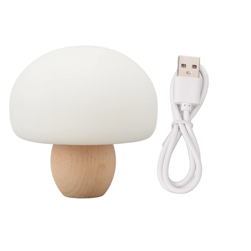 Mushroom Lamp Silicone Slap Dimmable Rechargeable Mushroom Night Light for Breastfeeding Nursery Bedroom Gifts