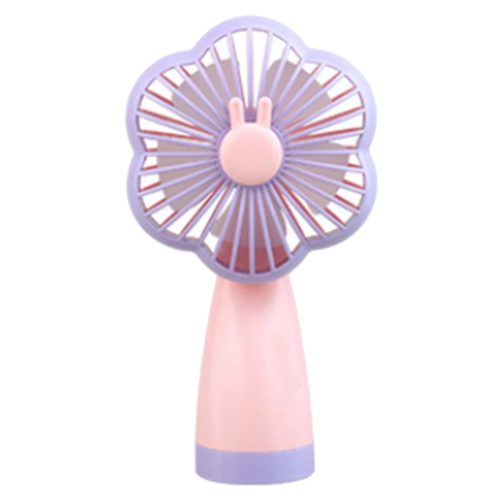 Mini Handheld Fan Portable USB Rechargeable Small Pocket Fan Battery Operated Fan for Traveling Taro Pink