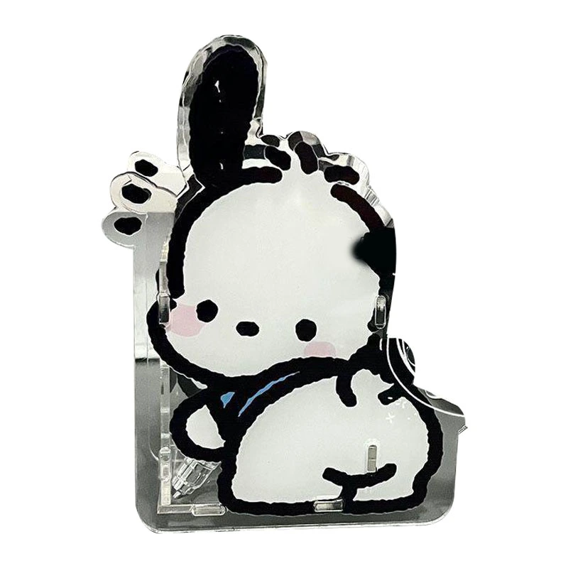 Acrylic Pen Holder Large Capacity Cute Dog Pattern Decoration Desk Accessory for Student Type B