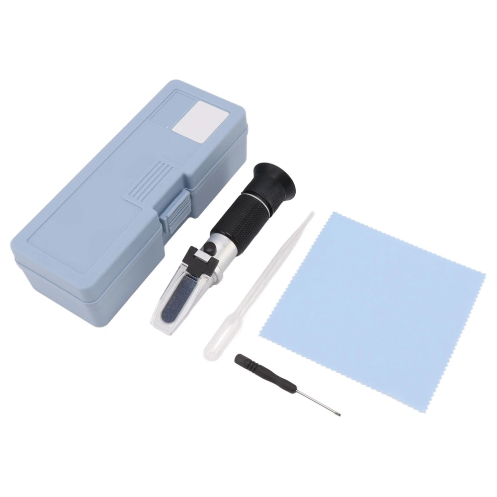 Milk Meter Refractometer 0 to 20 Percent Handheld Refractometer with Auto Temp Compensation for Protein Moisture Test