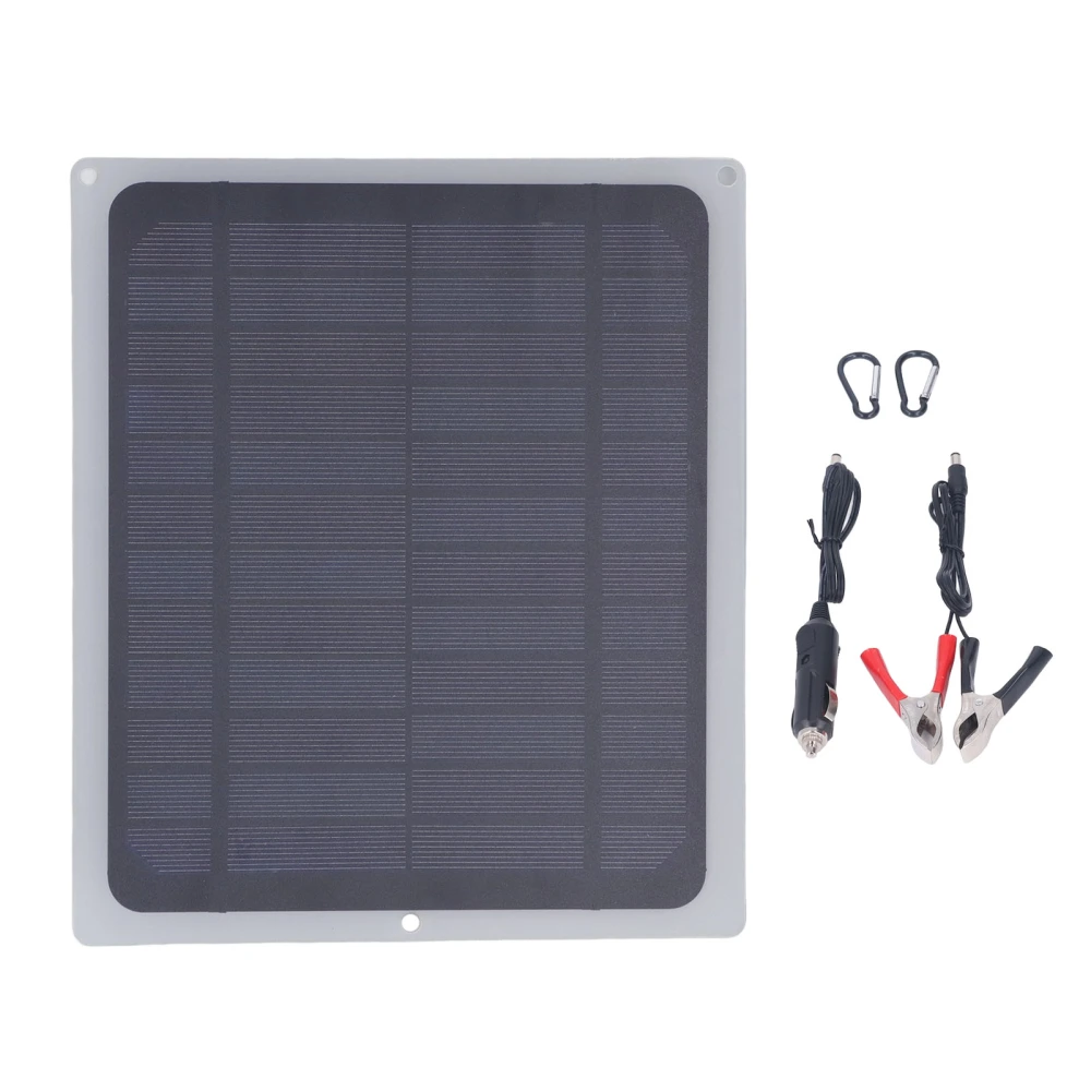 12V 10W Mini Solar Panel Anti Reverse Charging Waterproof Monocrystalline USB Solar Panel Charger for Phone Fan Outdoor