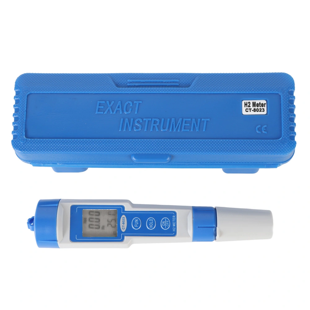 Water Quality Tester High Accuracy Temperature Hydrogen Meter with LED Display for Drinking Hydroponics Aquarium