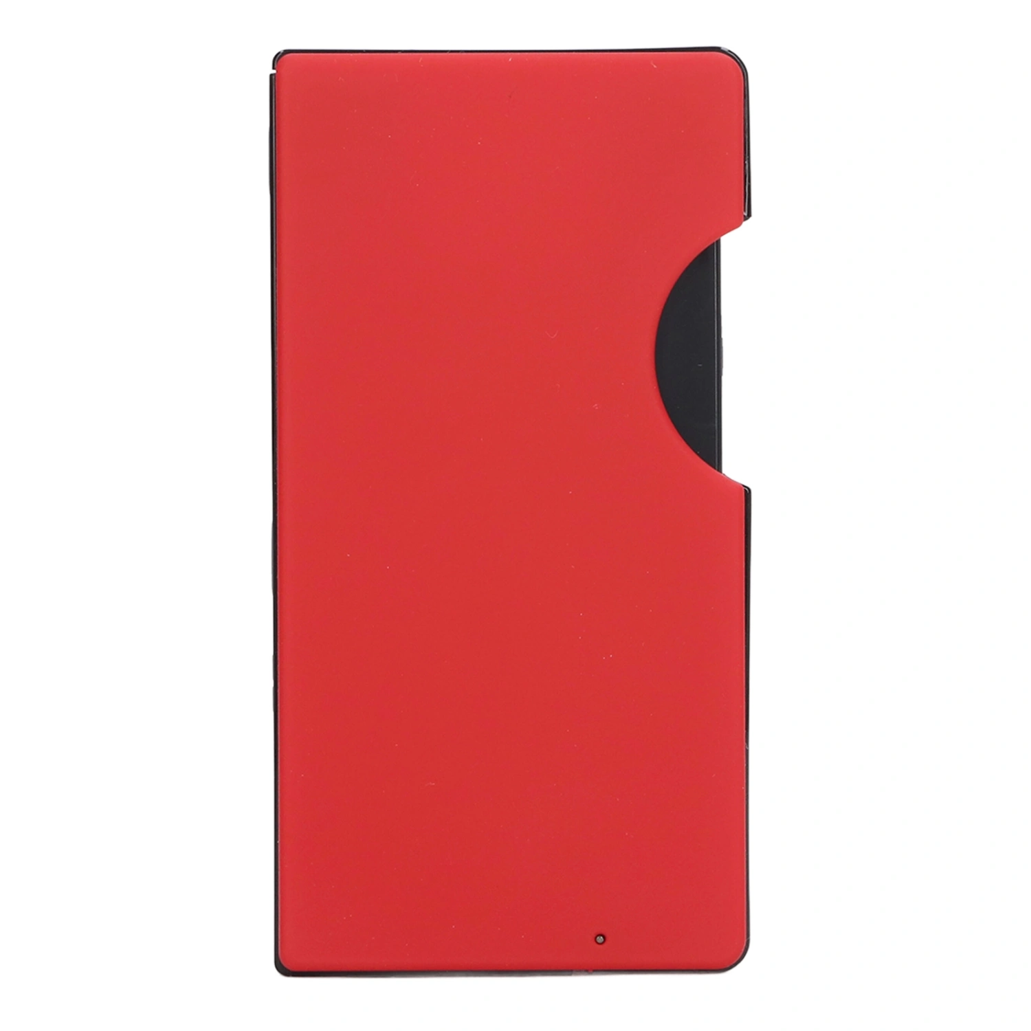 Cigarette Case and Lighter USB Rechargeable High Strength Aluminum Shell Cigarette Holder with Electronic Lighter Rubber Red