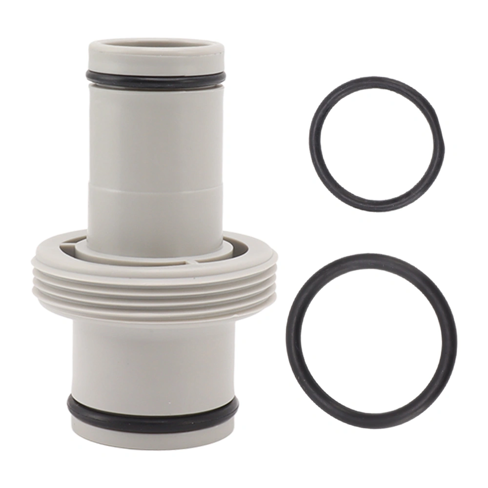 Hose Plunger 1.25in to 1.5in Pool Hose Adapter Swimming Pool Hose Plunger for Filter Circulation System