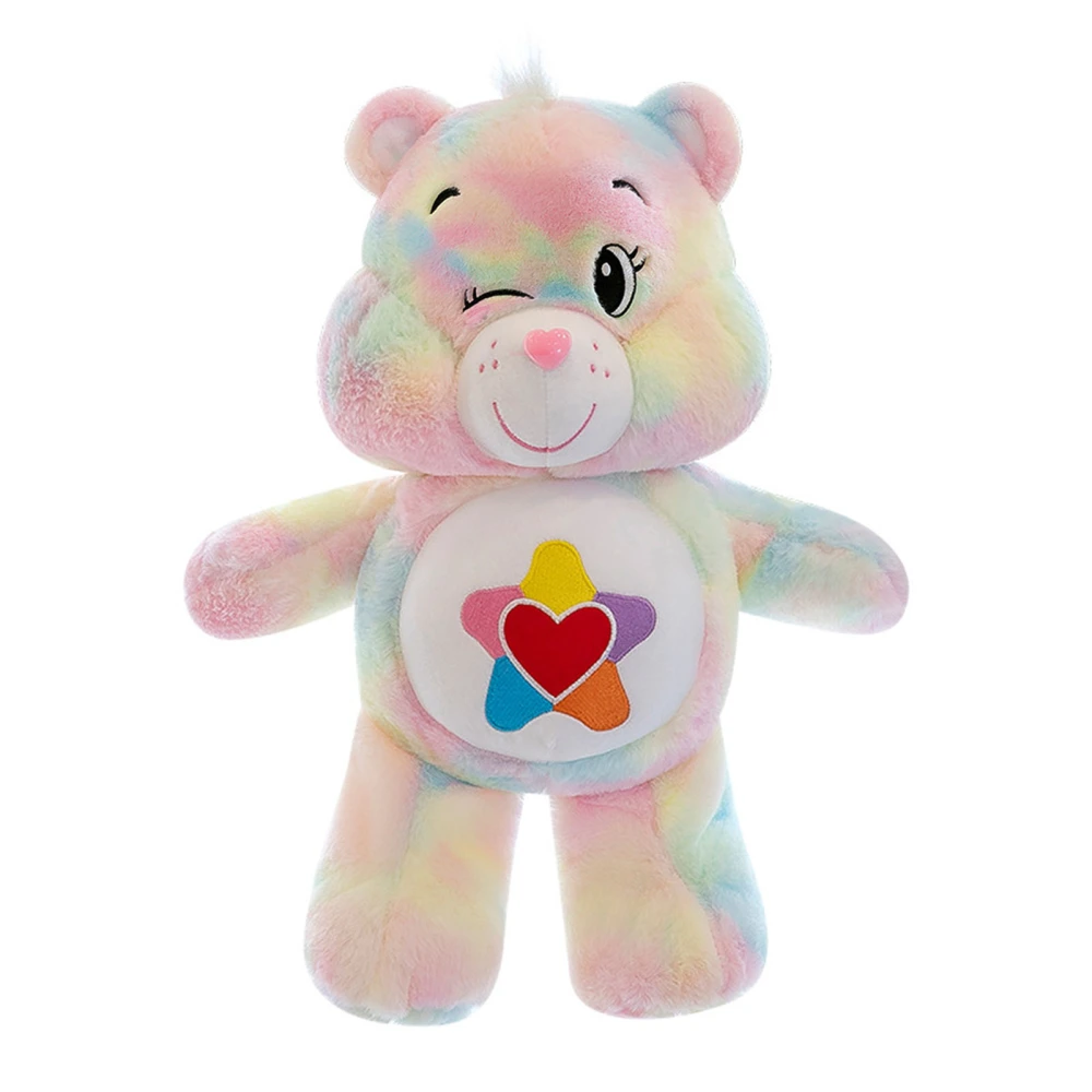 Bear Doll 35cm Cute Stuffed Plush Toy Soft Colourful Cuddly Plush Toys Comfortable for Children Girl Birthday Gifts Blink