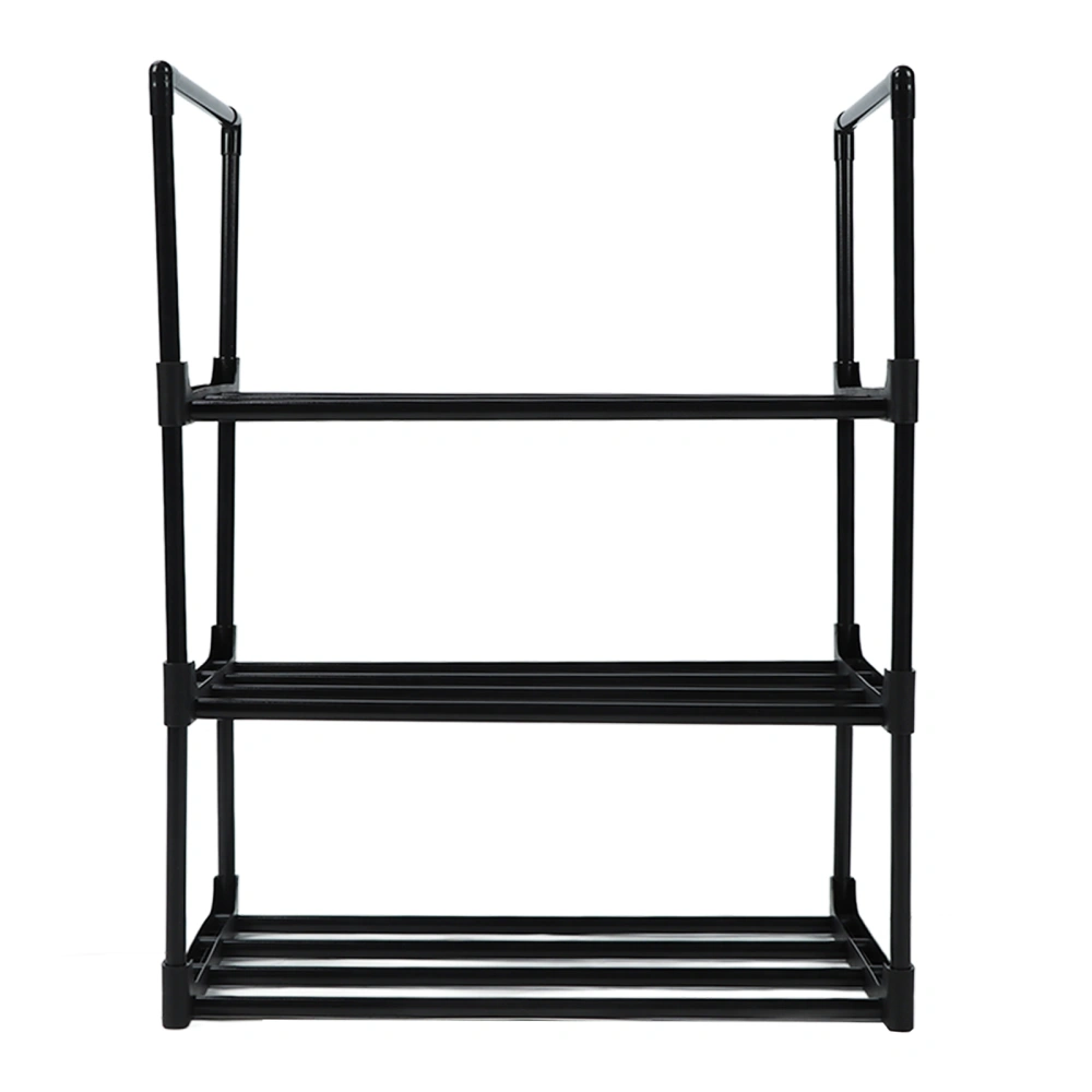 Shoe Rack Multifunctional Multilayer Large Capacity Shoe Shelf for Closet Hallway Bedroom Entryway 1 Column 3 Layers