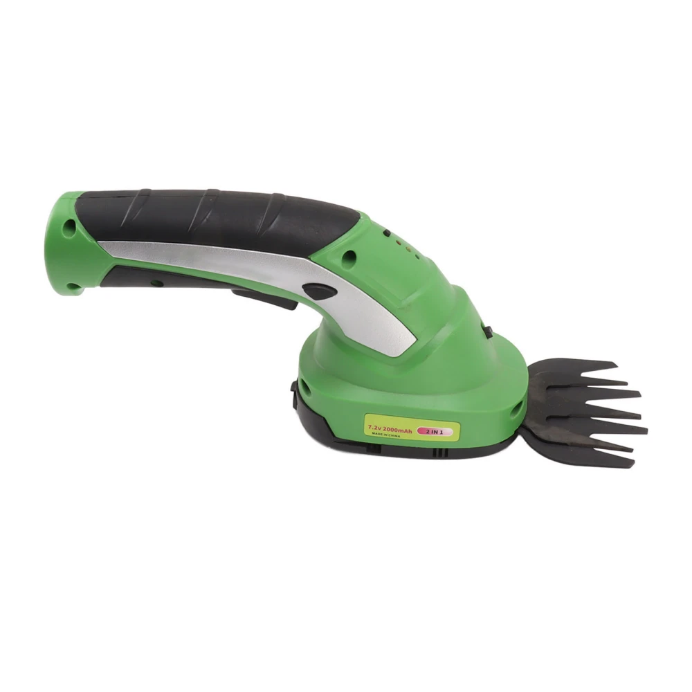 Electric Grass Trimmer 2 in 1 Rechargeable Handheld Cordless Hedge Shear for Shrubbery 100‑240V US Plug