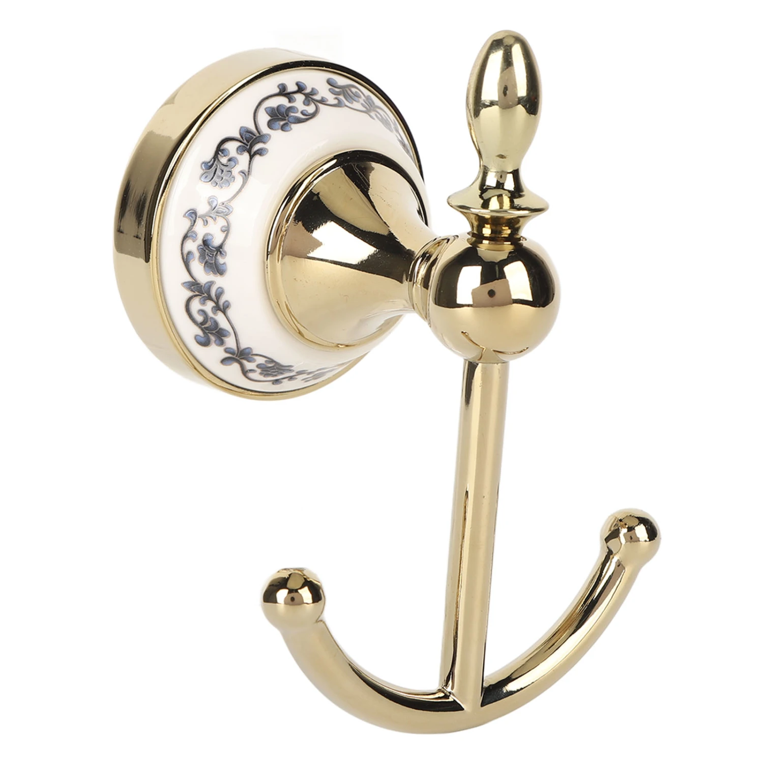 Decorative Wall Hook Multifunctional Space Saving Ceramic Zinc Alloy Wall Mounted Hanging Hook for Coat Type B