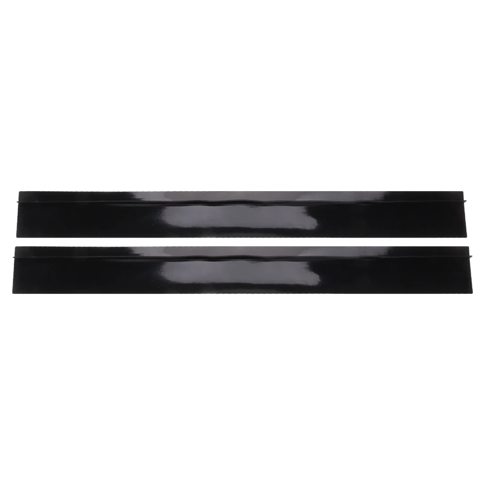 2pcs Kitchen Wide Gap Filler Strip Anti Oil Sealing Strip T Shaped Silicone Stove Gap Covers for Kitchen Stovetop Cooktop Black 53.3cm / 21in