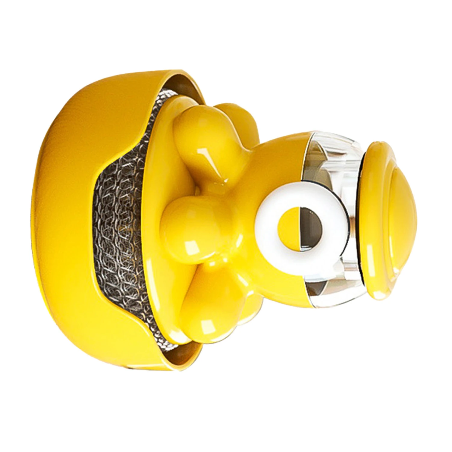 Soap Dispensing Palm Brush Plastic Cute Octopus Shape Push Type Liquid Filling Cleaning Brush for Dish Pot Pan Sink Yellow 1993