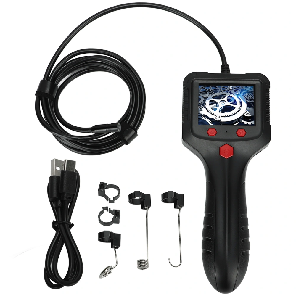 Endoscope Camera Industrial Endoscope 8mm 1080P HD Digital Borescope Inspection Camera with 2.4 Inch Display Screen