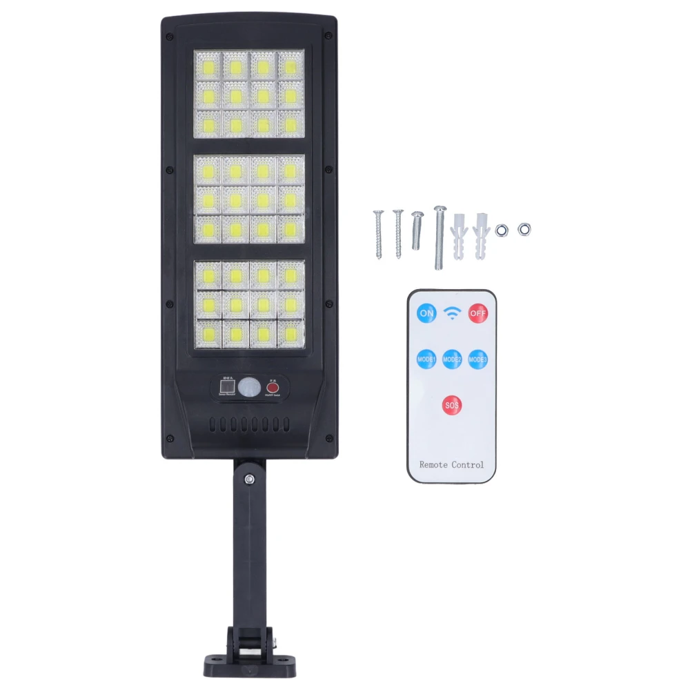 Solar Street Lights Motion Sensor Waterproof Solar Security Flood Lights COB Wall Lamp with Remote Control for Outdoor