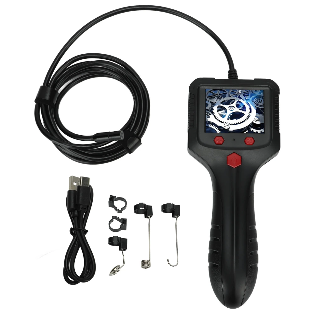 P100 Borescope Endoscope 1080P Handheld Endoscope Camera 2.4in Video Endoscope for Home Appliance Maintenance