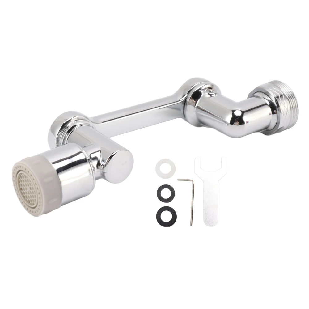 Faucet Extender Rotatable Extension Faucet Light Weight Universal Robotic Arm Faucet Aerator for Kitchen Toilet