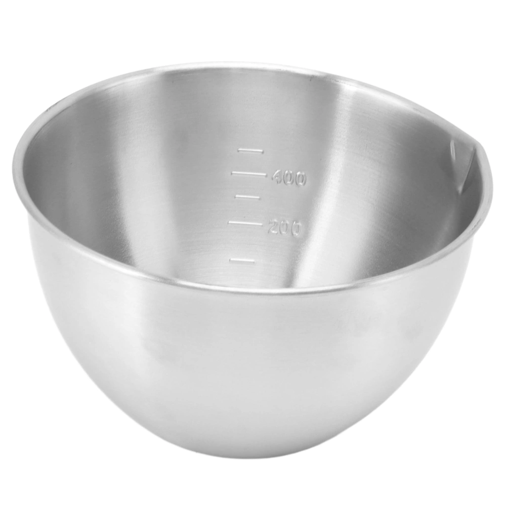 Mixing Bowl Refrigerator Dishwasher Safe Thick 304 Stainless Steel Serving Bowl with Scale for Salad Fruit Baking Type C