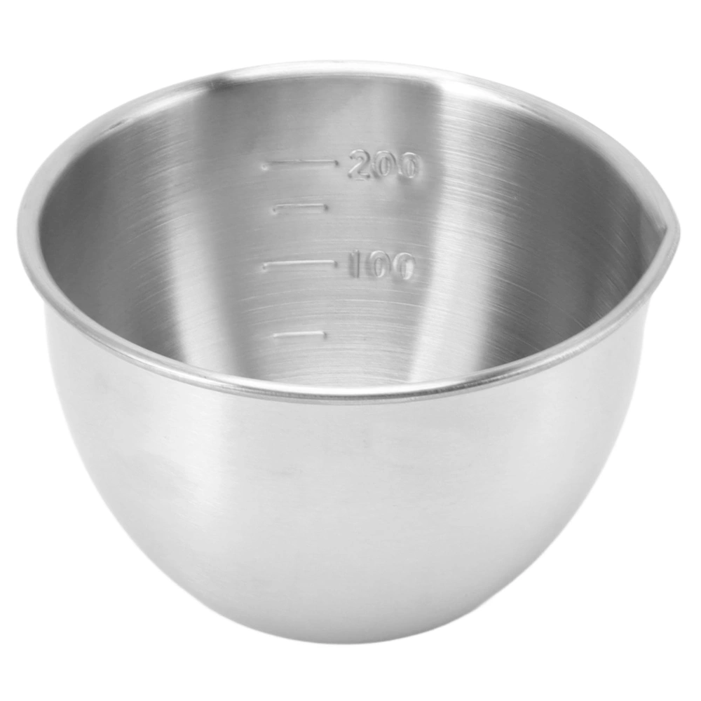 Mixing Bowl Refrigerator Dishwasher Safe Thick 304 Stainless Steel Serving Bowl with Scale for Salad Fruit Baking Type A