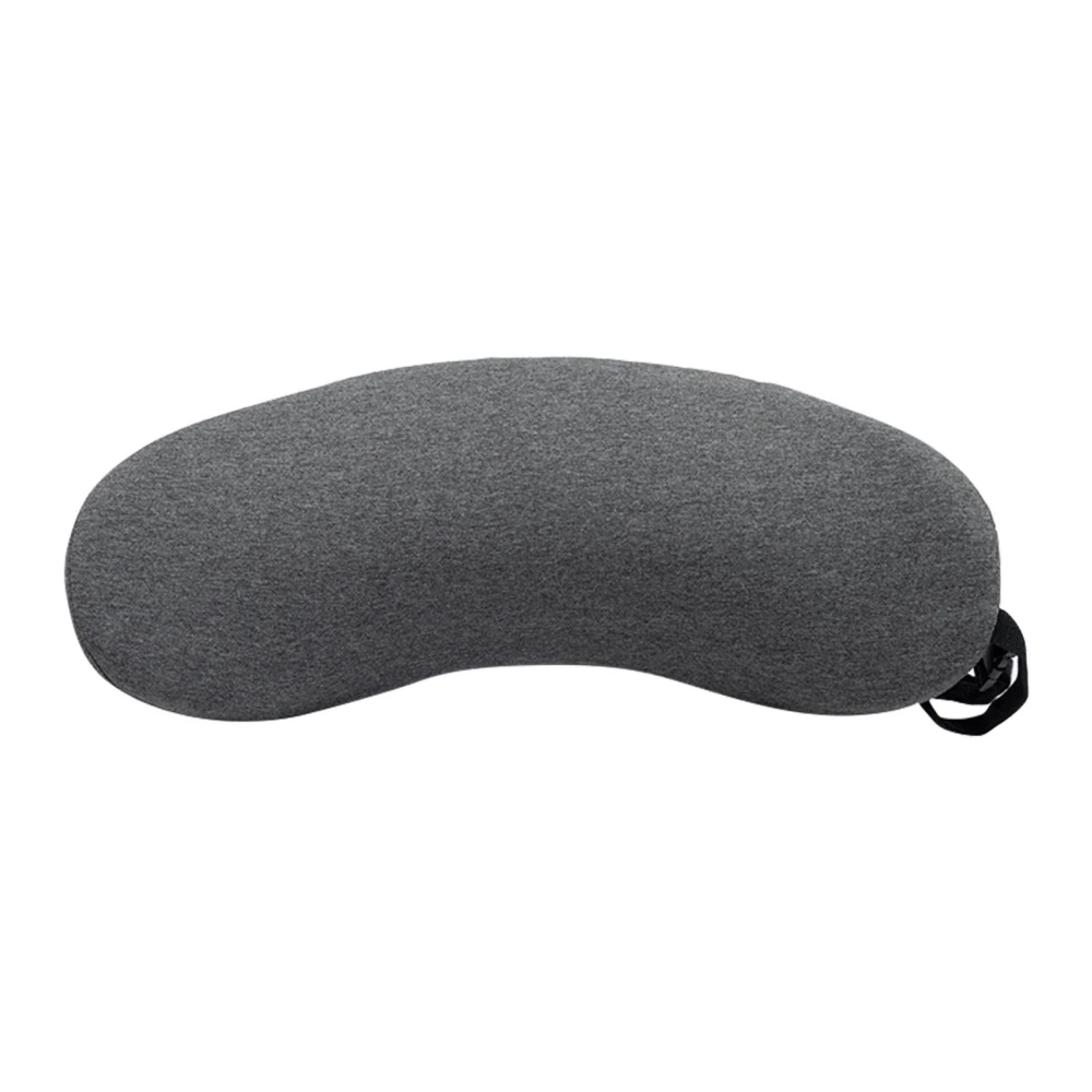 Lumbar Support Pillow Memory Foam Soft Good Resilience Reduce Pressure Ergonomic Back Waist Support Cushion Dark Gray 47x21x13cm/18.5x8.3x5.1in