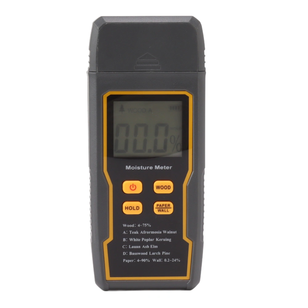 Moisture Detector Multifunctional 4 Modes Digital Moisture Meter with LCD Display for Wood Wall Building Material