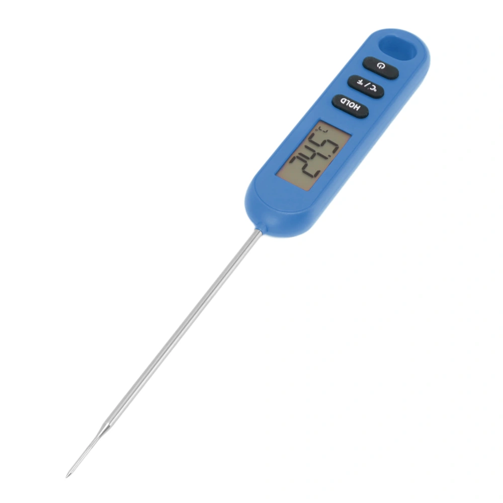 Meat Food Thermometer Instant Read Thermometer Digital Cooking Kitchen Barbecue Thermometer With Long Probe Blue