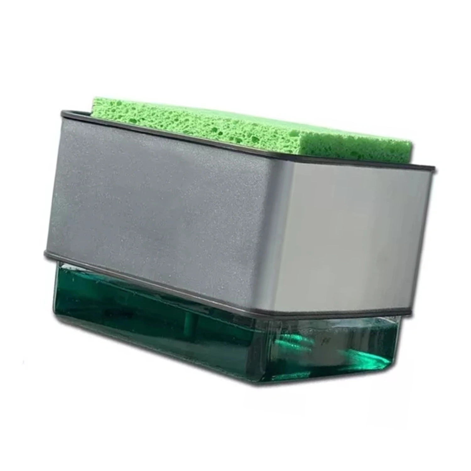 Dishwashing Liquid Dispenser ABS PS 300ML Press Type Automatic Liquid Outlet Box for Cloth Dish Kitchen Cleaning