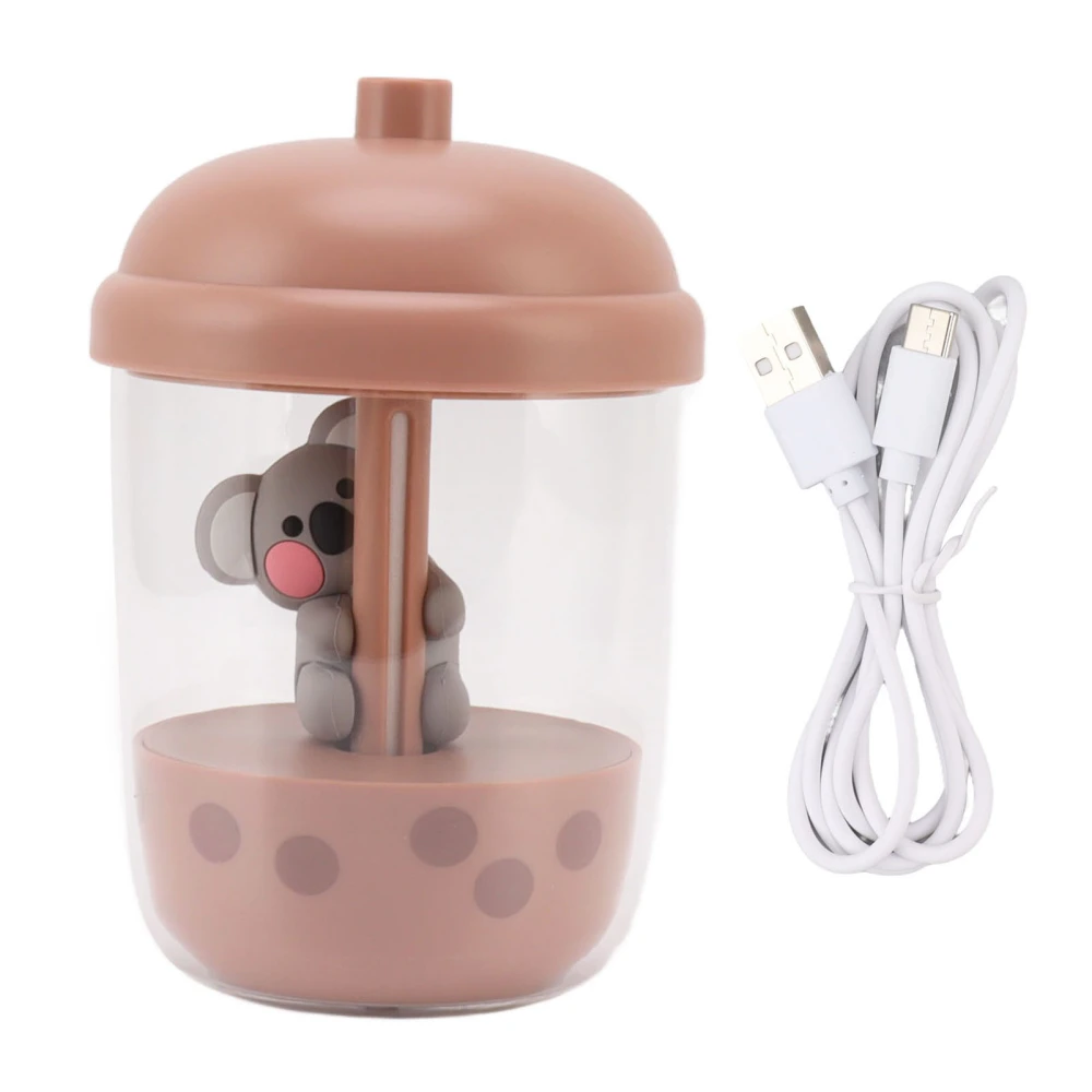 Koala Animal Humidifier Portable Cool Mist Humidifier USB Desktop Humidifier For Home Caramel