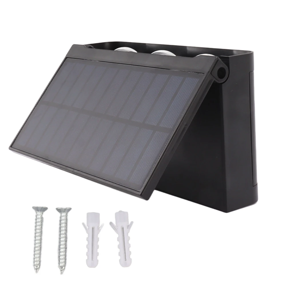 Solar Wall Light Up Down IP65 Waterproof Decorative LED Outdoor Wall Lamp for Garden Villa Courtyard