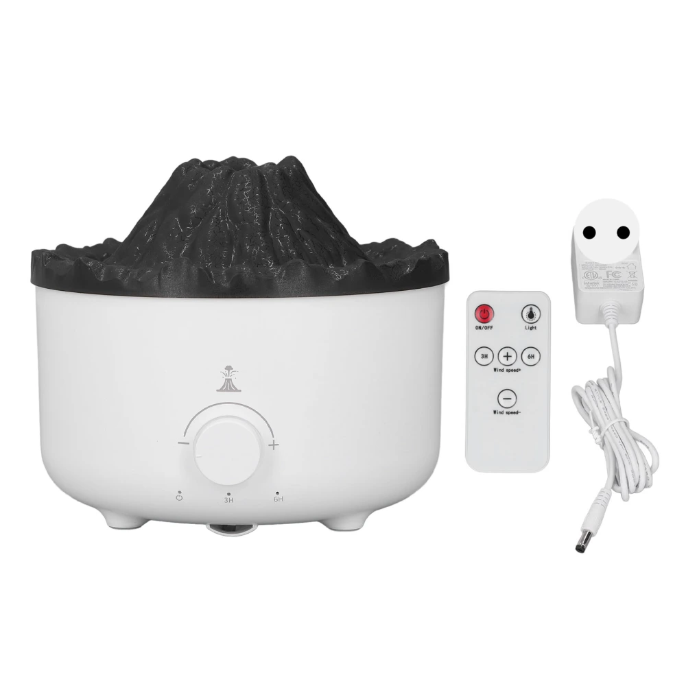 Volcanic Aromatherapy Machine Humidifier Ultrasonic Essential Oil Humidifier Air Aroma Diffuser Humidifier for Home Office EU Plug