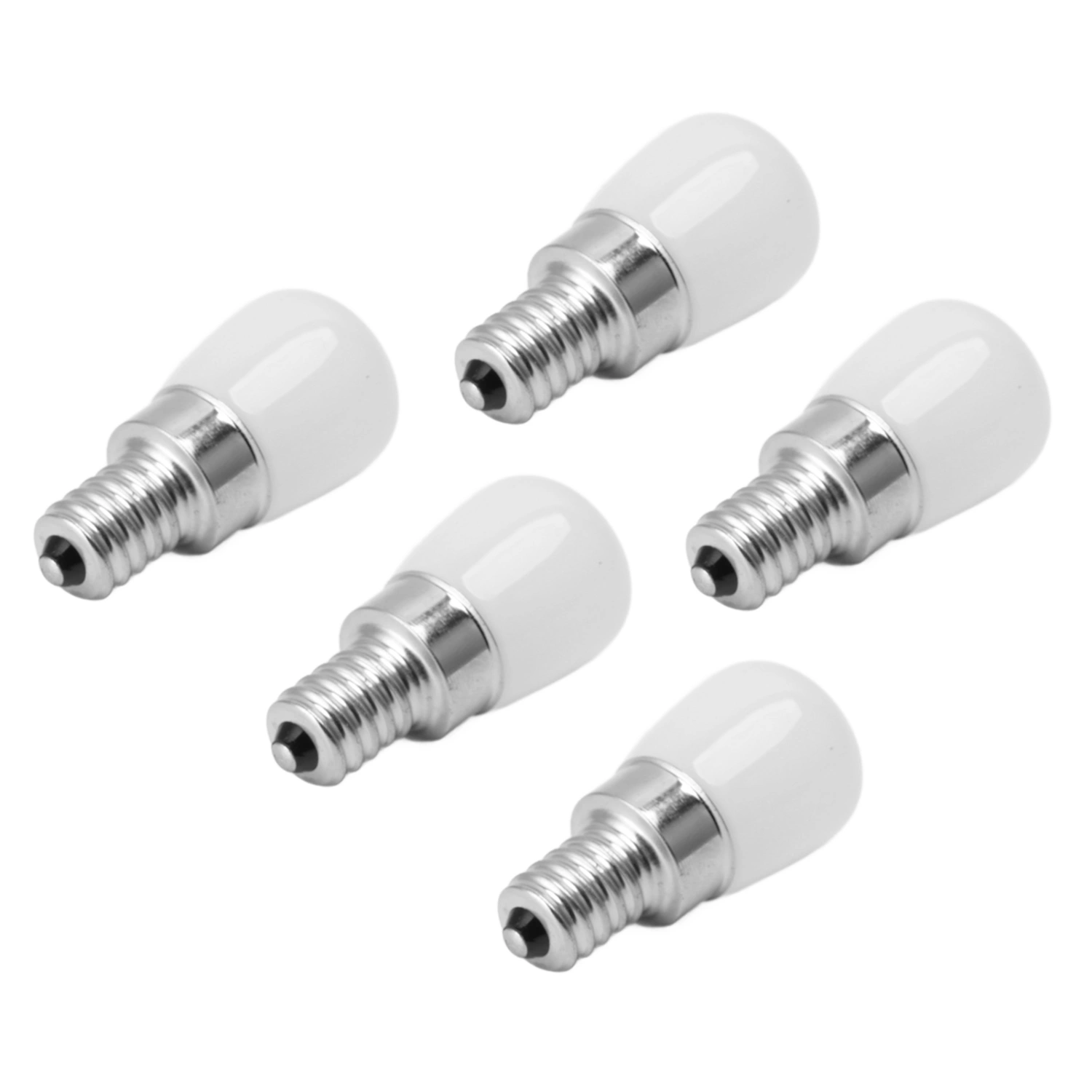 5Pcs LED Refrigerator Light Bulb Fridge Lamp E12 for Freezer Home Lighting Energy Saving 120V White Light