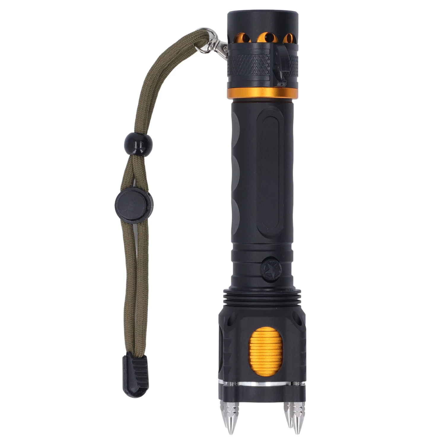 Rechargeable LED Flashlight Self Defense Super Bright Emergency Flashlight for Outdoor Camping Adventure