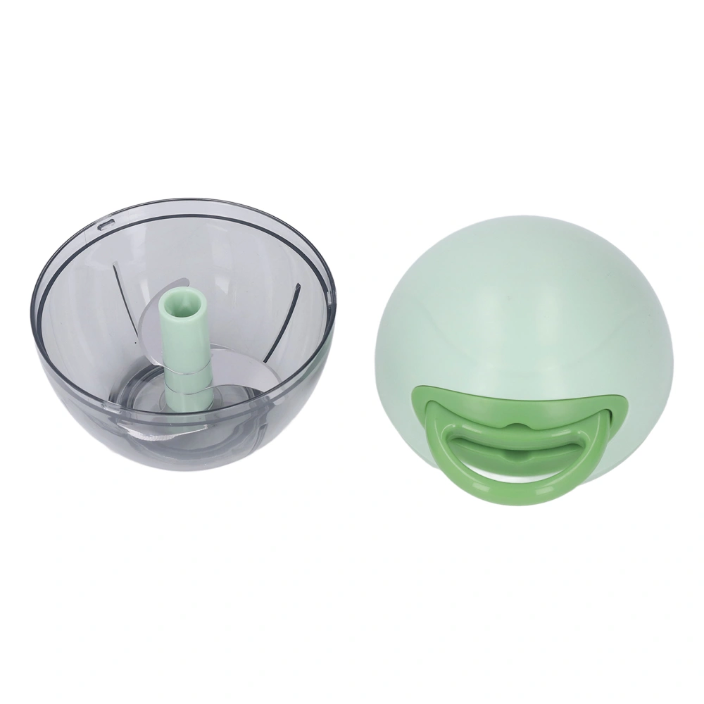 Manual Garlic Chopper Multifunctional Mini Hand Pull String Garlic Mincer Food Processor for Home Jade Green