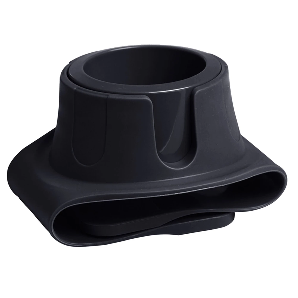 Couch Cup Holder Silicone Sofa Drink Holder Anti Spill Couch Coaster Heat Resistant Armrest Coffee Holder Tray Black