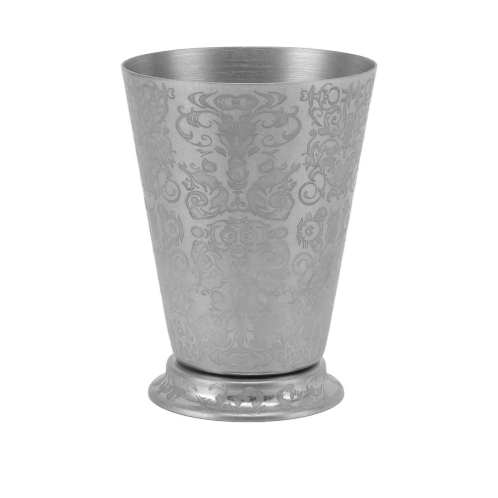 Mint Julep Cup Stainless Steel Cocktail Glass Moscow Mule Mug Beer Coffee Cup Drinkware Totem Texture