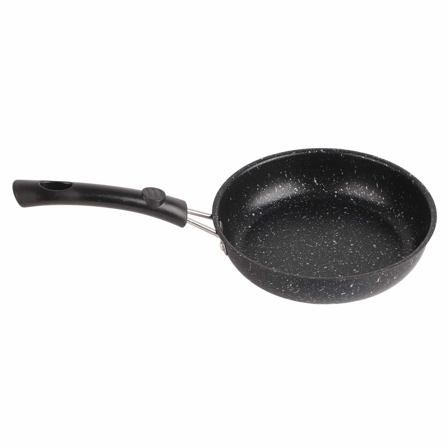 Frying Pan Stainless Steel Ergonomic Handle Fast Even Conduction Antistick Cooking Skillet for Bacon Steak Onion 6.3in