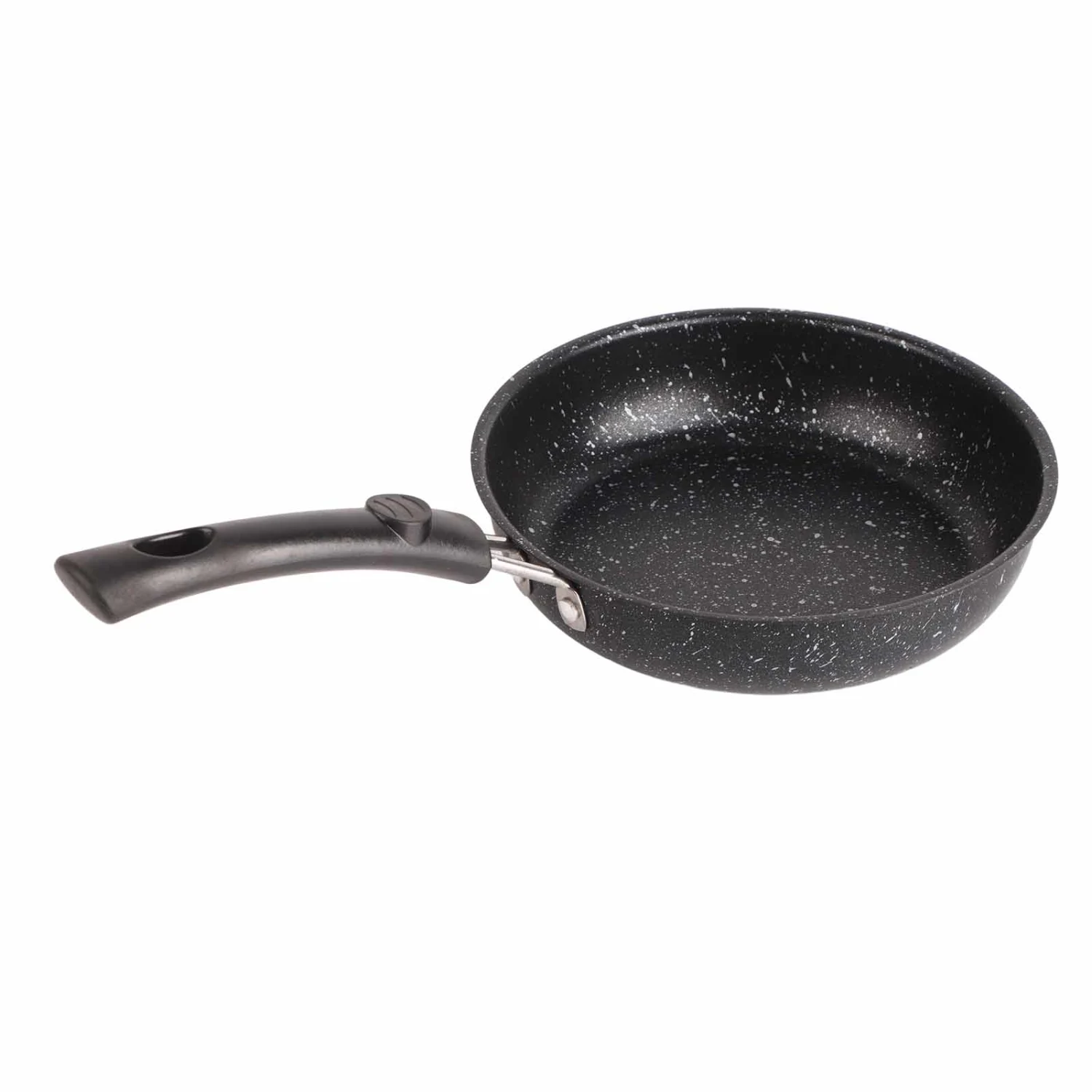 Frying Pan Stainless Steel Ergonomic Handle Fast Even Conduction Antistick Cooking Skillet for Bacon Steak Onion 6.3in