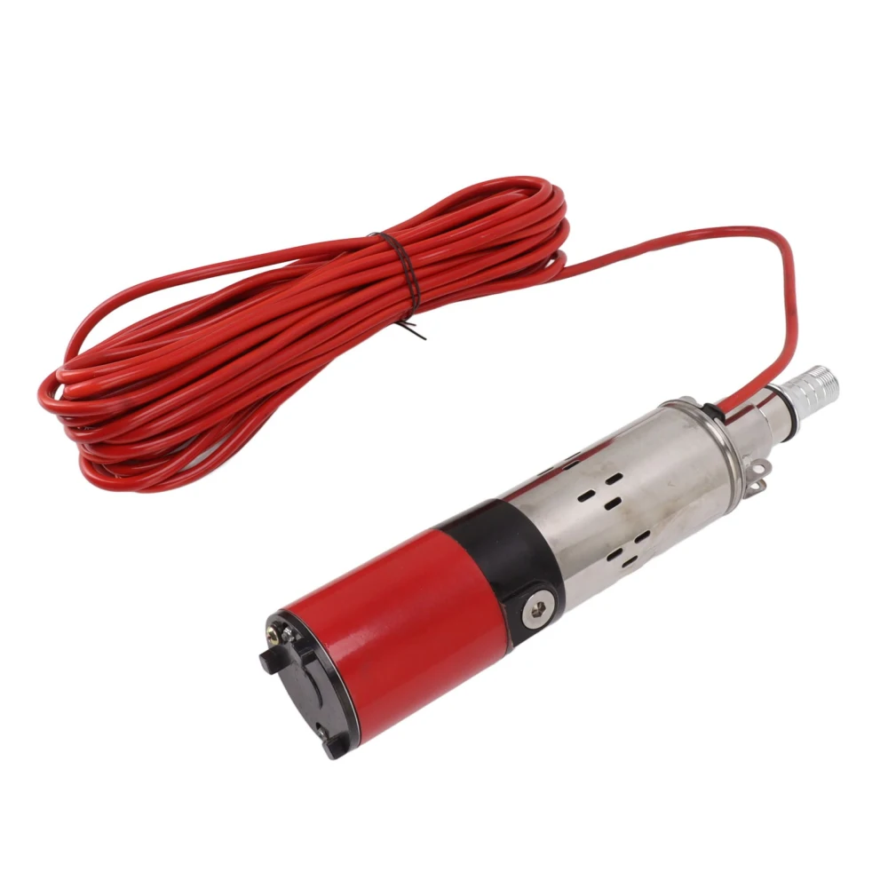 DC 12V Water Pump 220W Carbon Brush Motor Stainless Steel Electric Screw Pump 30 Meter High Lift