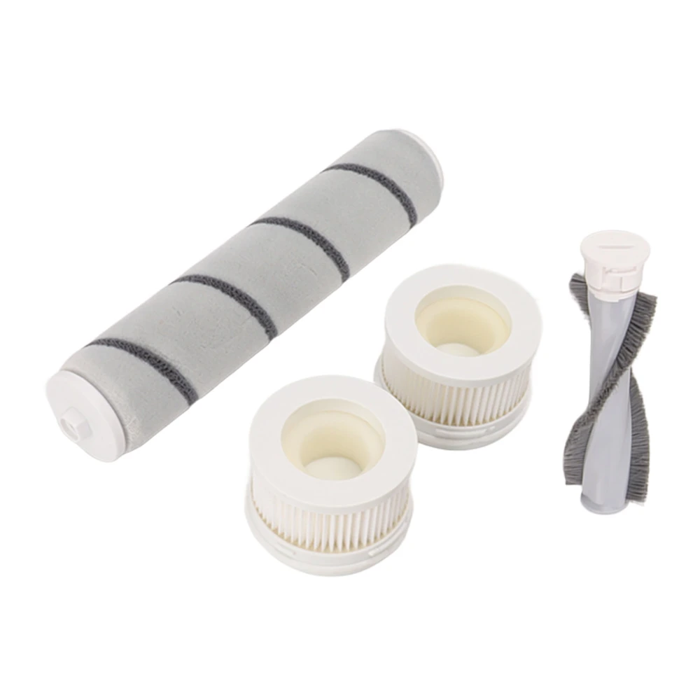 Handheld Cordless Vacuum Cleaner Brush Roller Filter Kit for Mijia K10 1C Replacement Fluff Brush Roller Filter Screen Accessory