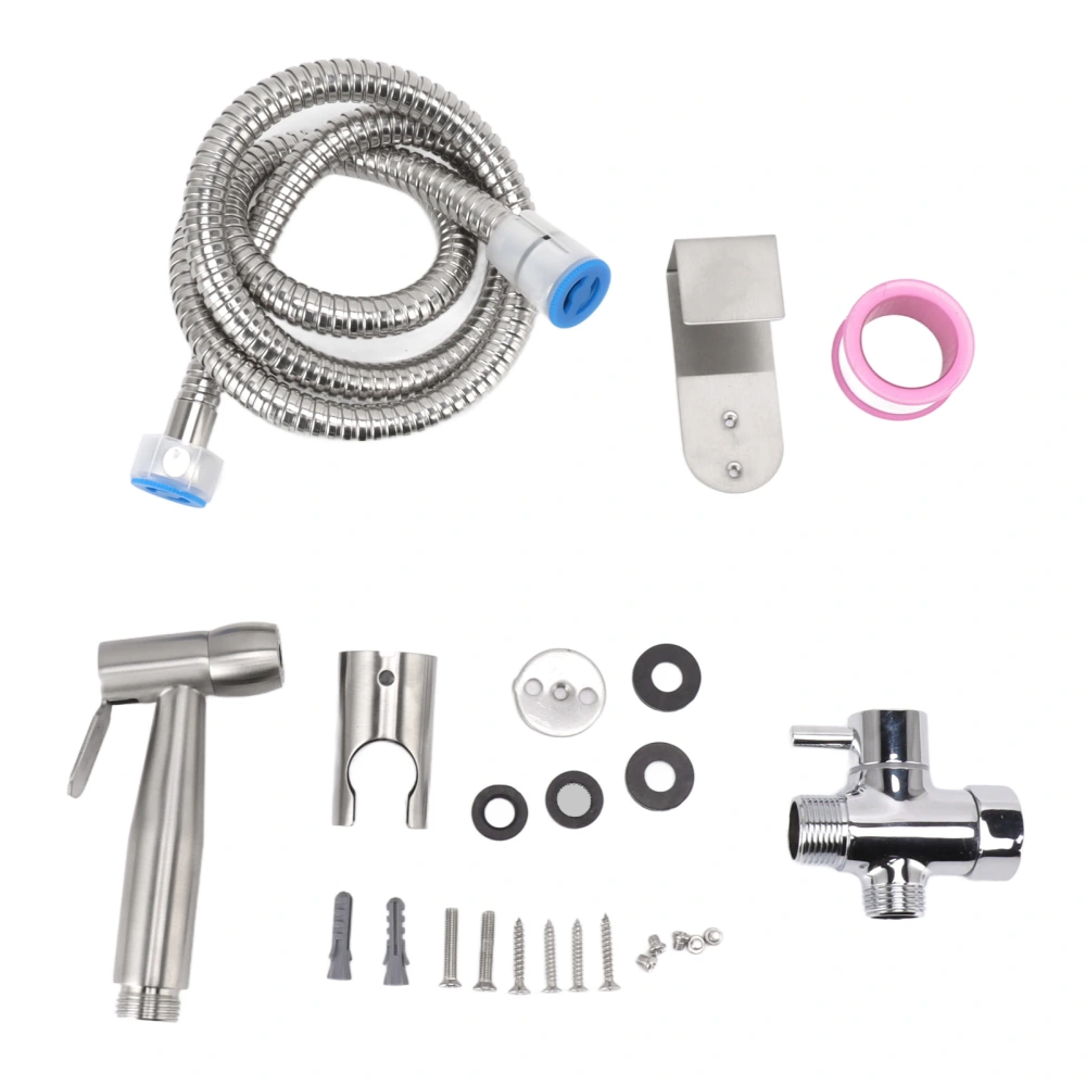 Kitchen Sink Sprayer Kit 304 Stainless Steel Handheld Bidet Sprayer Replacement for Toilet