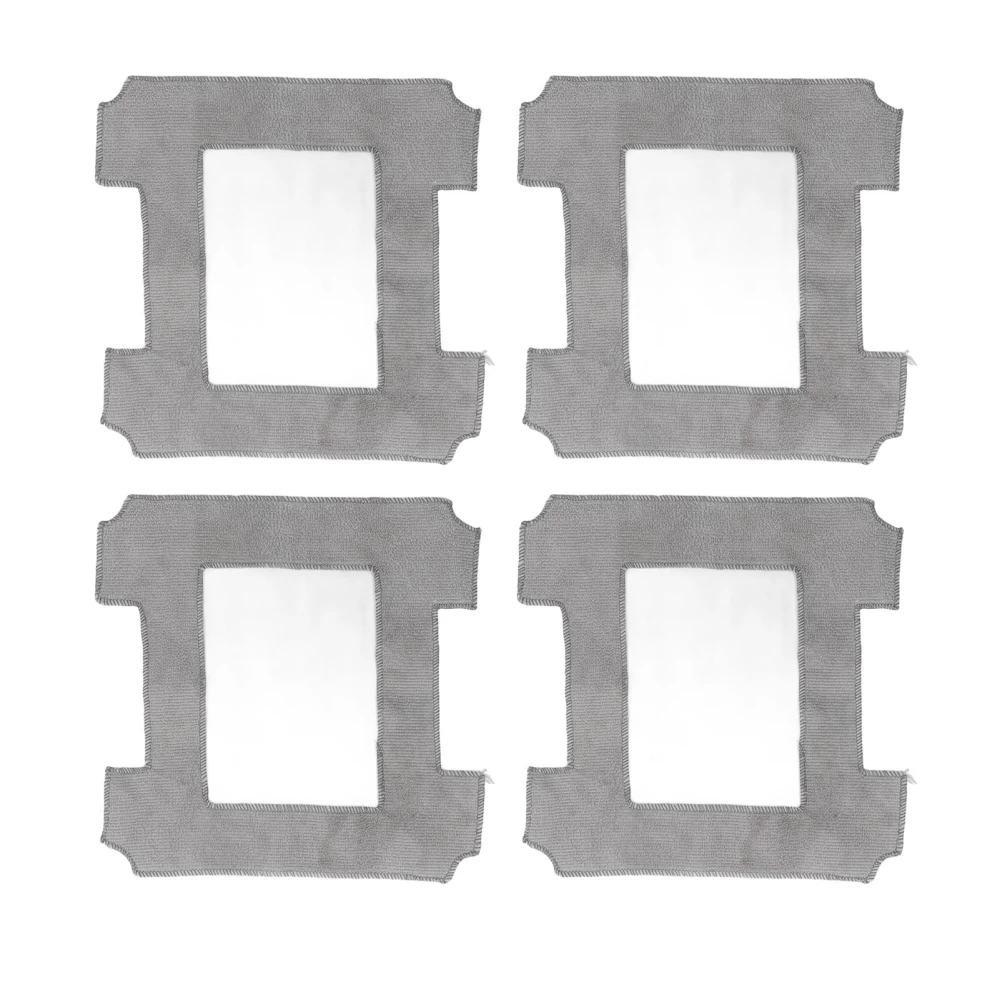 4pcs Vacuum Cleaner Mop Cloth Replacement Soft Fiber Mopping Pad for W1 W1PRO Robot Window Cleaner